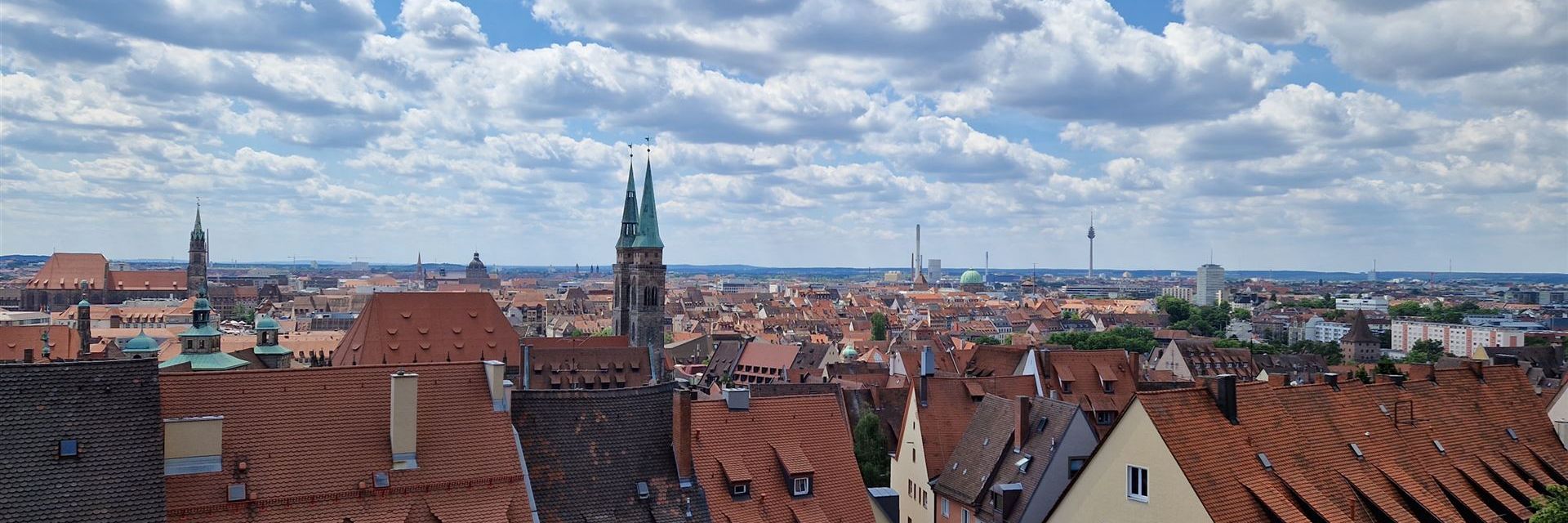 Blick von der Buerg Nürnberg